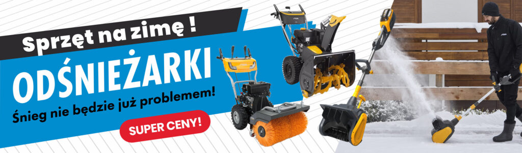 Sprzęt do odśnieżania, odśnieżarki i akcesoria zimowe, oferta sprzedaży sprzętu do usuwania śniegu